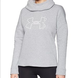 Under Armour Big Logo hoodie gray sweatshirt M